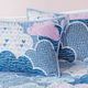 Olliix by Urban Habitat Kids Cloud 6 Piece Cotton Reversible Blue Daybed Set-2