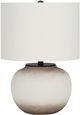 Monarch Specialties Inc. 21"H Cream Ceramic Table Lamp-0