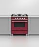 Fisher & Paykel 30" Red Pro Style Natural Gas Range-4