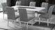 Global Furniture USA Monaco 7-Piece Gray/White Dining Set-1