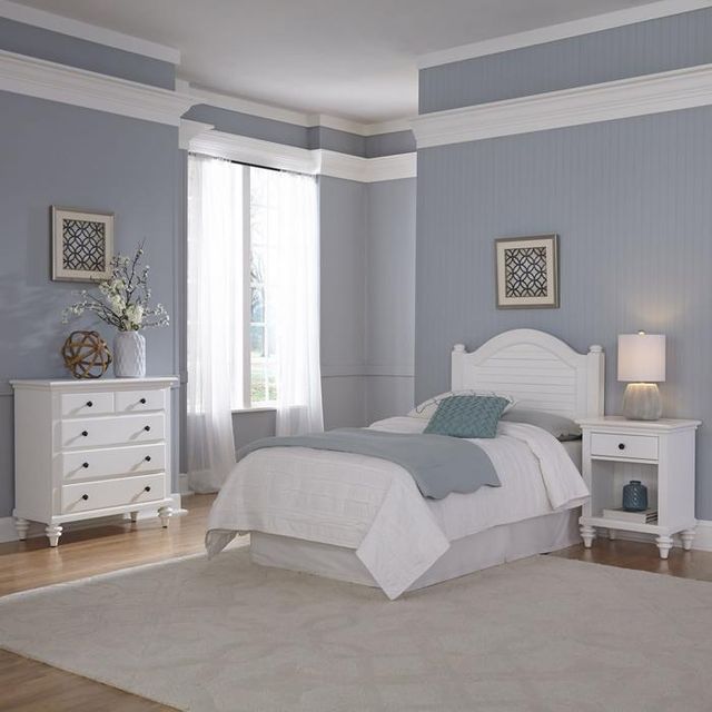 homestyles® Bermuda 3-Piece Off-White Twin Bed-1