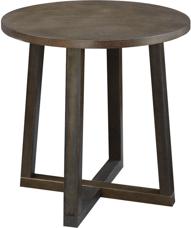 Elements International Industrial 3-Piece Walnut Occasional Table Set-1