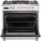 Verona® Ultima 36" White Pro Style Dual Fuel Range-4