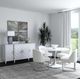 Bassett Mirror Farrow Clean White Satin Server-5
