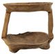A & B Home Brown 2-Tiered Tray-1