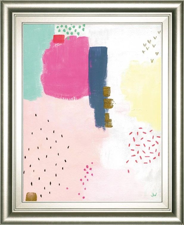 Classy Art Dots And Colours Speckle By Joelle Wehkamp Wall Art-1