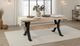Nest Home Collections Missoula Antique Natural White Dining Table-1