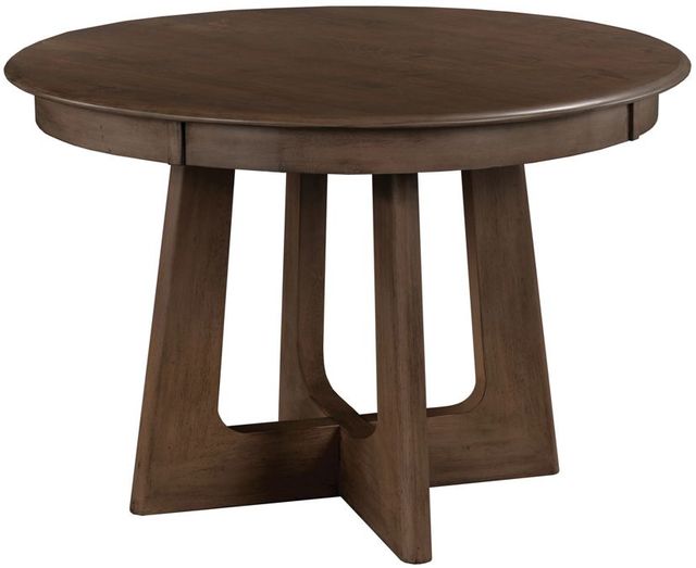 Kincaid® Kafe Mocha 44" Round Pedestal Dining Table-0