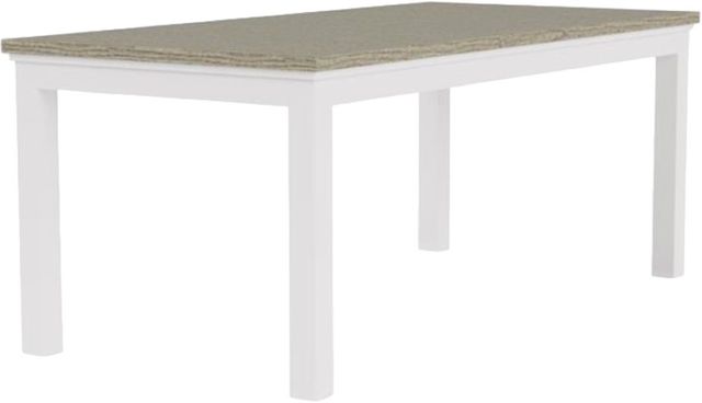 Riverside Furniture Cora Fog Rectangular Leg Dining Table with Cloud Base-0