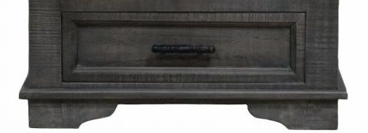Million Dollar Rustic Sam Distressed Gray Nightstand-1