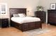 Whittier Wood® Furniture McKenzie Caffe 3-Drawer Nightstand-1