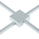 A & B Home Hannes Gold/White 3-Tier Shelf-2