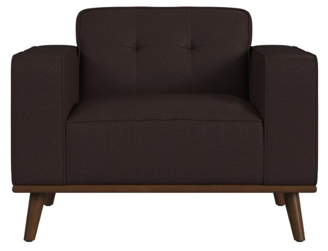 Elements International Destiny Pebble Brown Chair-3