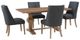 Powell® Banks 5-Piece Gray/Rustic Honey Dining Table Set-0