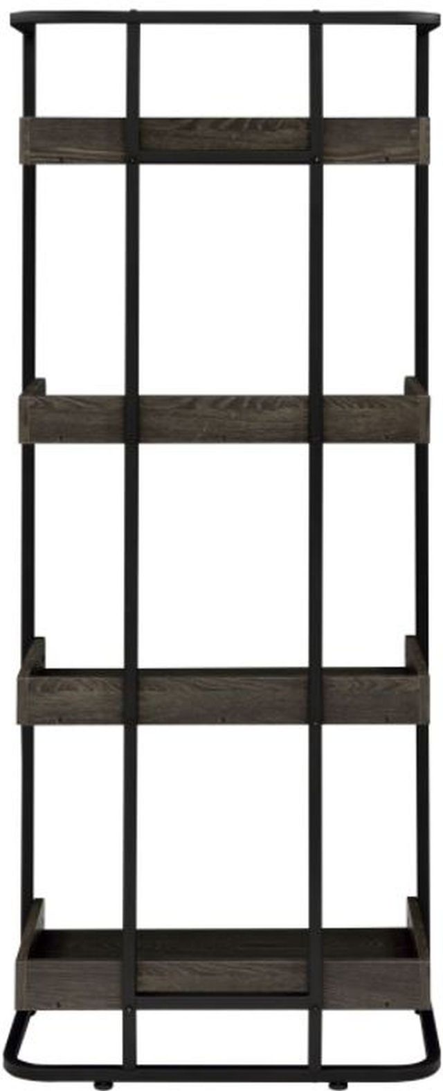 Coaster® Ember Dark Oak/Sandy Black 4-Shelf Bookcase-3