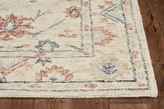 KAS Rugs Hudson Ivory Medina 5'x7' Area Rug-1
