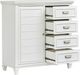 Magnussen Home® Charleston White Dove 1-Door 4-Drawer Chest-2