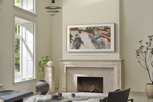 Samsung Frame TV displaying art Samsung Frame TV displaying art