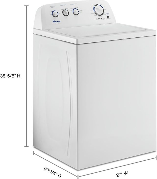 Amana 3.8 Cu. Ft. White Top Load Washer-8