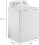 Amana 3.8 Cu. Ft. White Agitator Top Load Washer-3