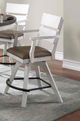 ECI Furniture La Sierra Distressed White/Grayish-Brown Counter Spectator Stool-0