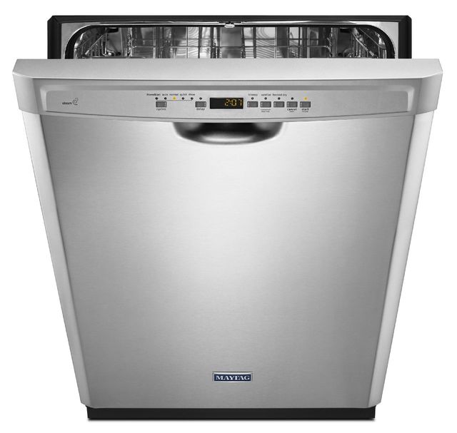 Maytag® 24" Built-In Dishwasher-Fingerprint Resistant Stainless Steel-1