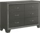 Crown Mark Kaia Gray Dresser-0