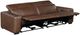 Homelegance® Sutton 2-Piece Brown Leather Power Reclining Loveseat with Power Headrests and Charging Ports-3