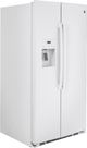 GE® 25.1 Cu. Ft. White Side-By-Side Refrigerator-1