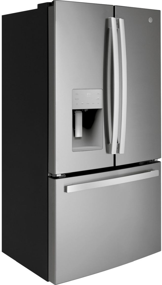 GE® 36 in. 20.6 Cu. Ft. Fingerprint Resistant Stainless Steel Counter Depth French Door Refrigerator-4