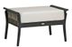 Ratana Copacabana Black Auminum Ottoman-0