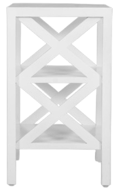 Jofran Inc. Global Archive Dylan White Accent Table-2