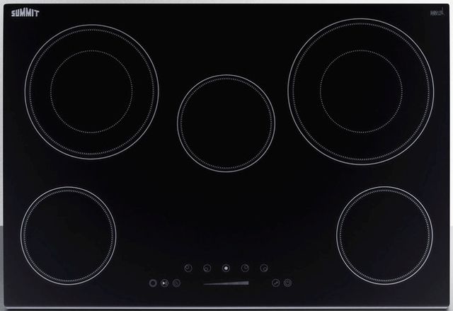 Summit® 30" Black Electric Cooktop-0