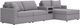 Signature Design by Ashley® Modmax 4-Piece Granite Right-Arm Facing Sectional with Chaise and Audio Console-0