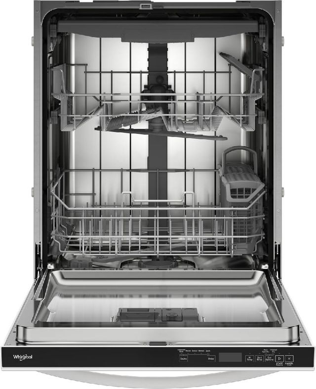 Whirlpool® 24" White Top Control Built In Dishwasher-2