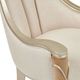 Michael Amini® Villa Cherie Caramel/Chardonnay Arm Chair -4