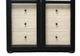 Million Dollar Rustic Aderes Midnight/White Bookcase-1