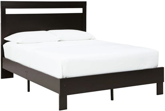 Signature Design by Ashley® Finch Black Queen Headboard-1
