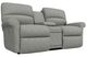 La-Z-Boy® Robin Charcoal Power Reclining Loveseat with Console and Headrest-0