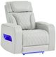 Global Furniture USA U8611 Blanched Silver Power Recliner with LED-0