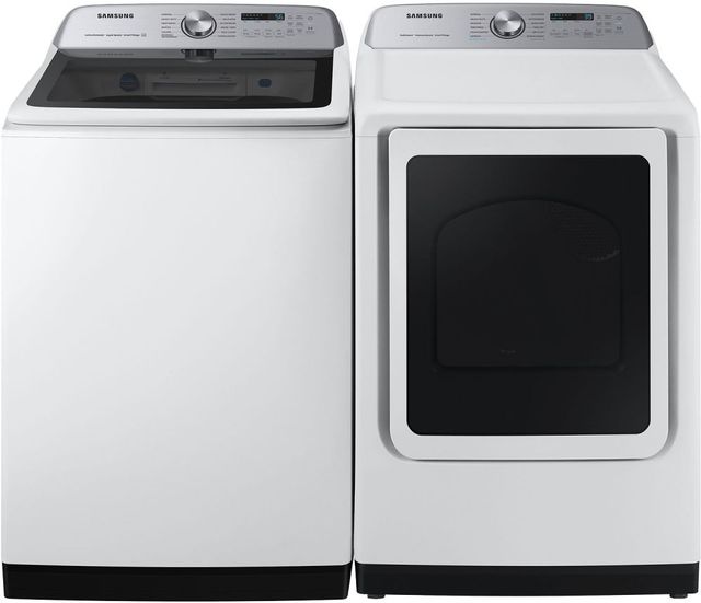 Samsung White Laundry Pair-0