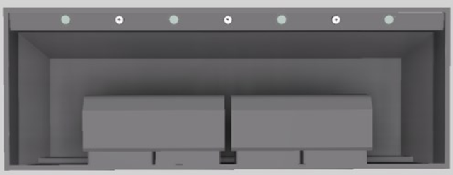 Vent-A-Hood® Designer Series 66" Gunsmoke Wall Mounted Range Hood-1