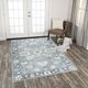 Rizzy Home Serena Blue 5'x8' Rectangular Rug-5