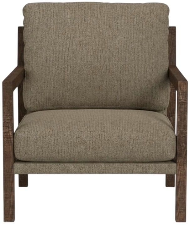 International Furniture Direct Milan Brown Accent Chair-2