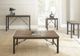 Steve Silver Co. Jersey Antiqued Tobacco Sofa Table with Brown Base-1