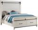 Holland House Furniture Montana White King Storage Panel Bed-0