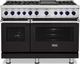 Viking® 7 Series 48" Onyx Pro Style Dual Fuel Range-0