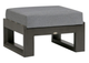 Ratana Element 5.0 Ash Grey Aluminum Ottoman-0