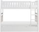 Homelegance® Galen White Youth Twin/Twin Bunk Bed with Trundle-2