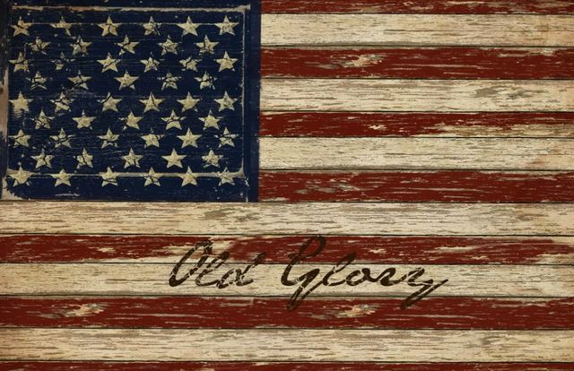 Classy Art Old Glory by Beth Albert Wall Art-0